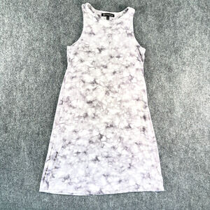 Athleta Santorini Dress Rip Tide Silver Bells Gray White Size S